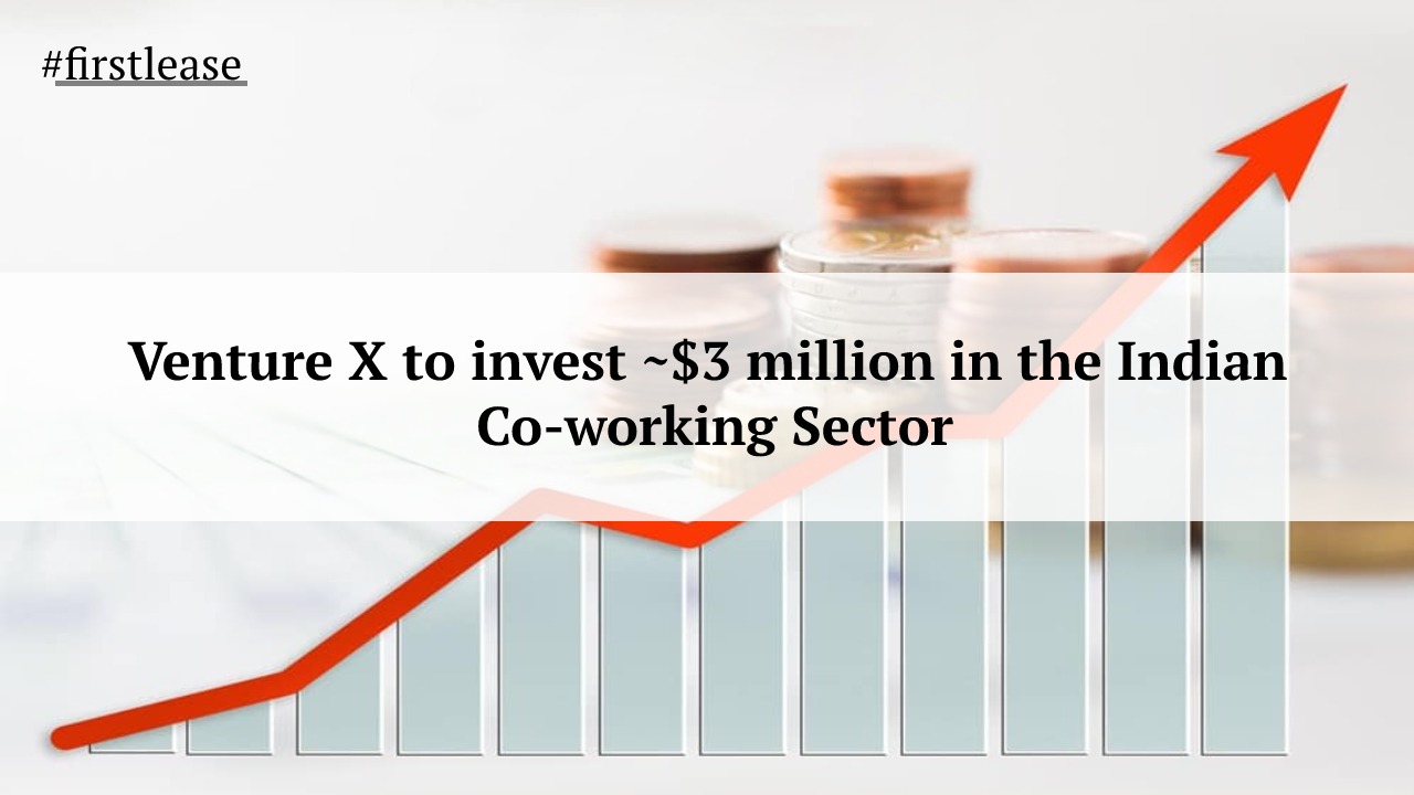 Venture X to invest $2-3 million in the Indian co-working sector by 2023